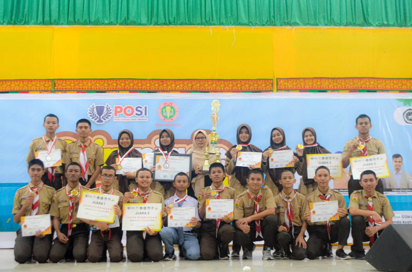 Peserta berprestasi Olimpiade Sains PGRI Aceh